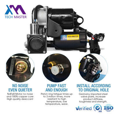 ปั๊มปั๊มพัดลมแขวนอากาศใหม่สําหรับ Range Rover Sport L320 Hitachi แบบ LR015089 LR025111 LR072537 LR023964 ปั๊ม+รีเลย์