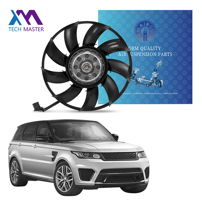 พลาสติก 12V แฟนเย็นรถยนต์สําหรับ Land Rover L320 เครื่องยนต์ระบบเย็น ส่วน LR025965 คุณภาพชิ้นเดิม