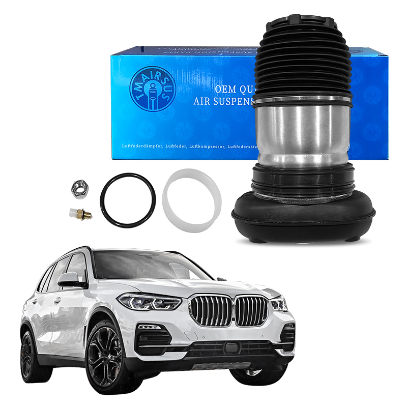 โช้คอัพถุงลมช่วงล่างสำหรับ BMW X5 G05 X6 G06 X7 G07 สปริงลมหลังซ้ายและขวา 37106869047 37106869036 37106869048