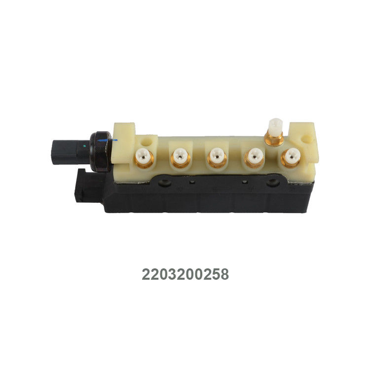 บล็อกชีวิตยาวอากาศระงับวาล์วสำหรับ Mercedes W220 Airmatic Solenoid Valve 2203200258