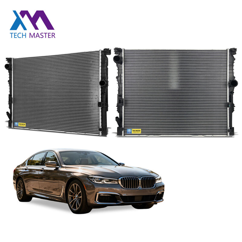 หม้อน้ำอลูมิเนียมอัตโนมัติสำหรับ BMW 5 G30 F90 520 I 2017- OE 17118743664 17118650745 17118686026 หม้อน้ำอะไหล่รถยนต์คุณภาพทนทาน