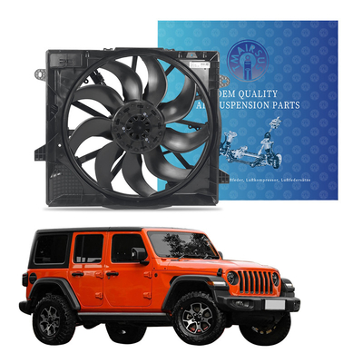 พัดลมเรดิเอเตอร์ลดความเย็นของเครื่องยนต์รถยนต์สําหรับ Jeep Wrangler JL 2018-2022 Gladiator 68272755AC 68272755AB