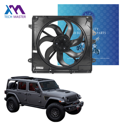 ระบบเย็นเครื่องยนต์รถยนต์ อะไหล่เครื่องยนต์รถยนต์ แฟนเรเดียเตอร์สําหรับ Jeep Wrangler 68211602ABD 2010-2017